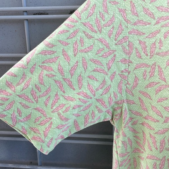 LulaRoe Leaf Print 🍃 Perfect T Top-#1016 - Picture 4 of 12